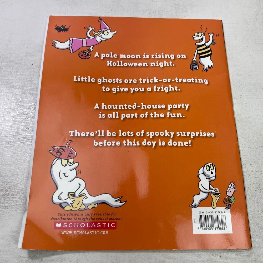 Scholastic The Spookiest Halloween Ever Book & Cassette Set 2006 Teddy Slater